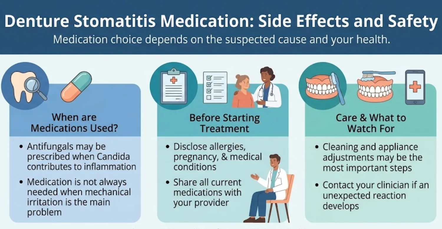 infographic Denture Stomatitis